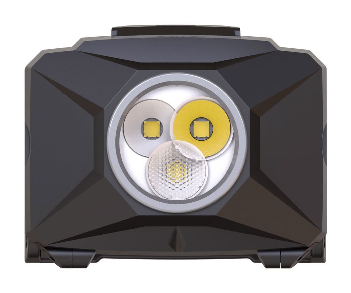 ACE 250 Lm Black Led Head Lamp Aaa Battery