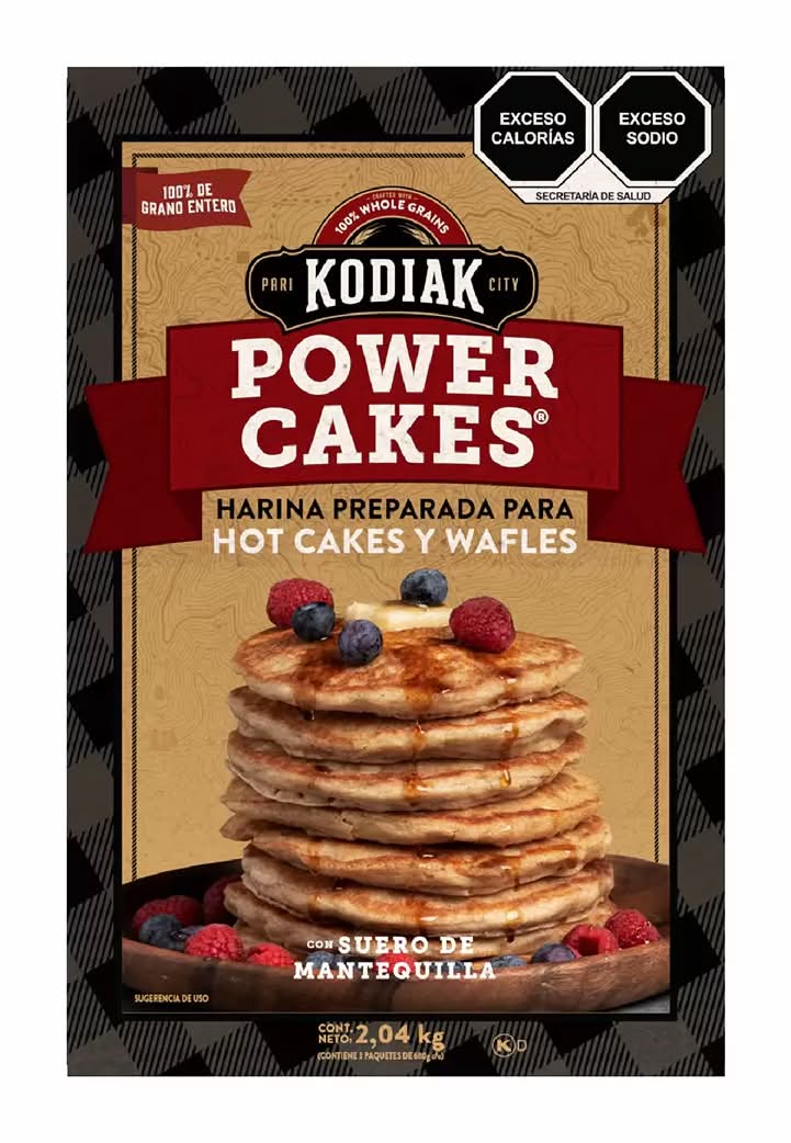Kokiak Cakes · Harina con proteína para panqueques y waffles (2,04 kg)