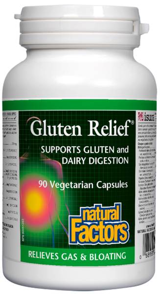 Natural Factors Gluten Relief Capsules (90 units)