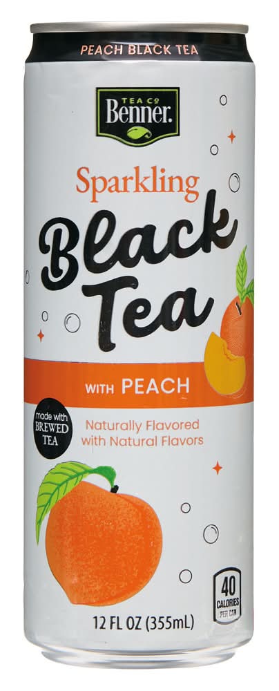 Benner Sparkling Black Tea, Peach