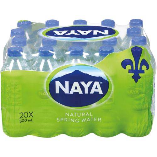 Naya eau de source naturelle (20 unités x 500 ml) - natural spring water (20 units x 500 ml)