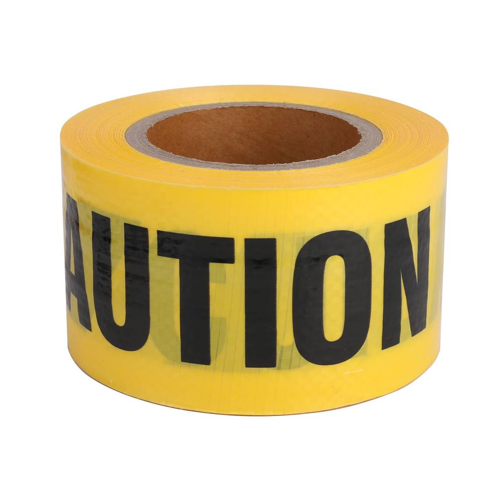 Project Source 3-in W x 300-ft L Yellow Caution Polyethylene Safety Tape | ST576273