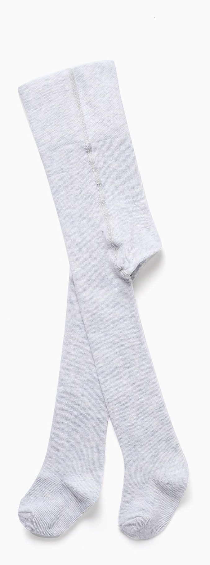 Collants De Algodão Para Recém-Nascido, Cinza (Cinzento Claro - 15/18)