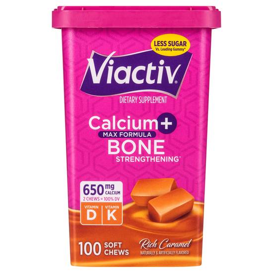 Viactiv Calcium + Bone Strengthening Rich Caramel Chew (100ct)