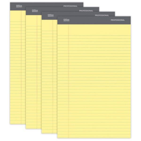 Office Depot Professional Legal Pad 200 Sheets (4 pack)