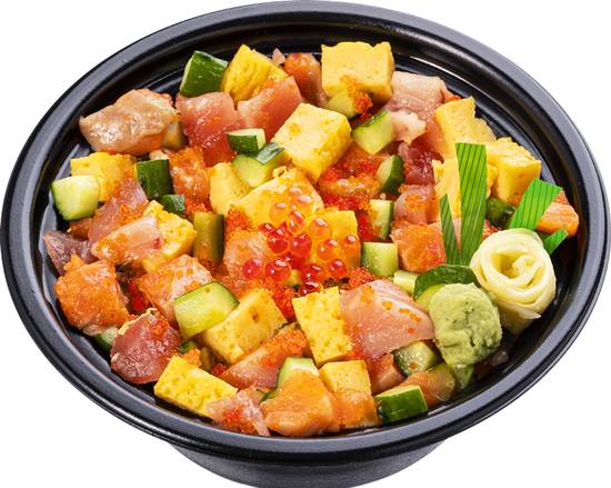 ばらちらし丼（ネタ倍） Scattered Sushi Rice Bowl (Double Topping)