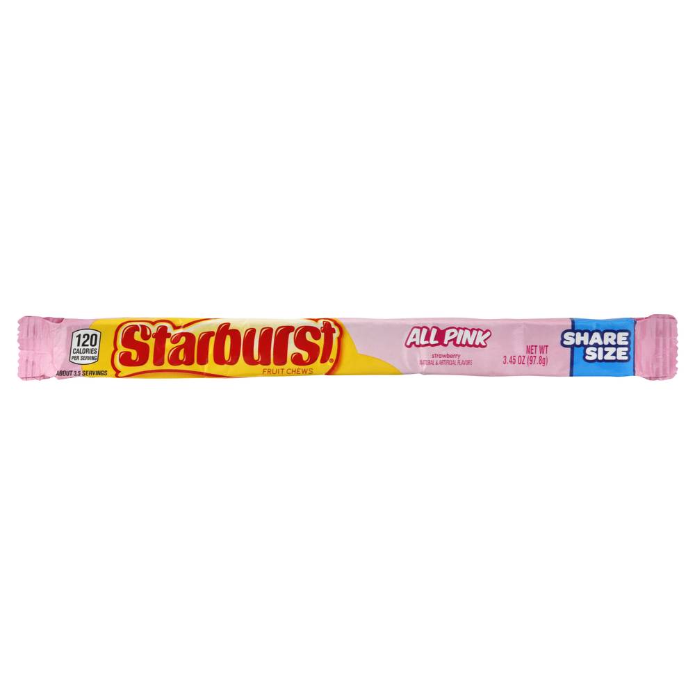 Starburst Fruit Chews, Strawberry (3.45 oz)