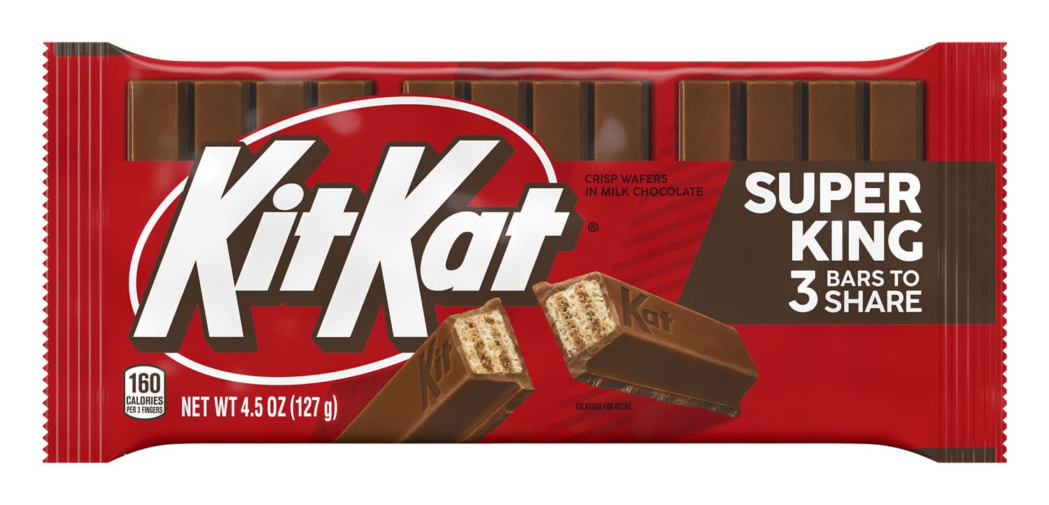 KitKat Super King Candy Bar (4.5 oz, 3 ct)