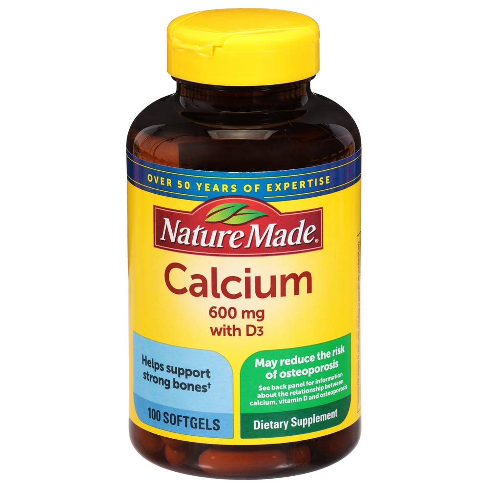 Nature Made Calcium 600 mg Softgels