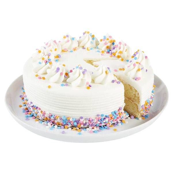 Meijer 8'' White Celebration Double Layer Cake (29.9 oz)