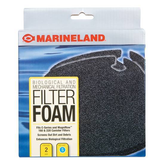 Marineland Filter Foam Supports Biological and Mechanical Aquarium Filtration, Count Of 2