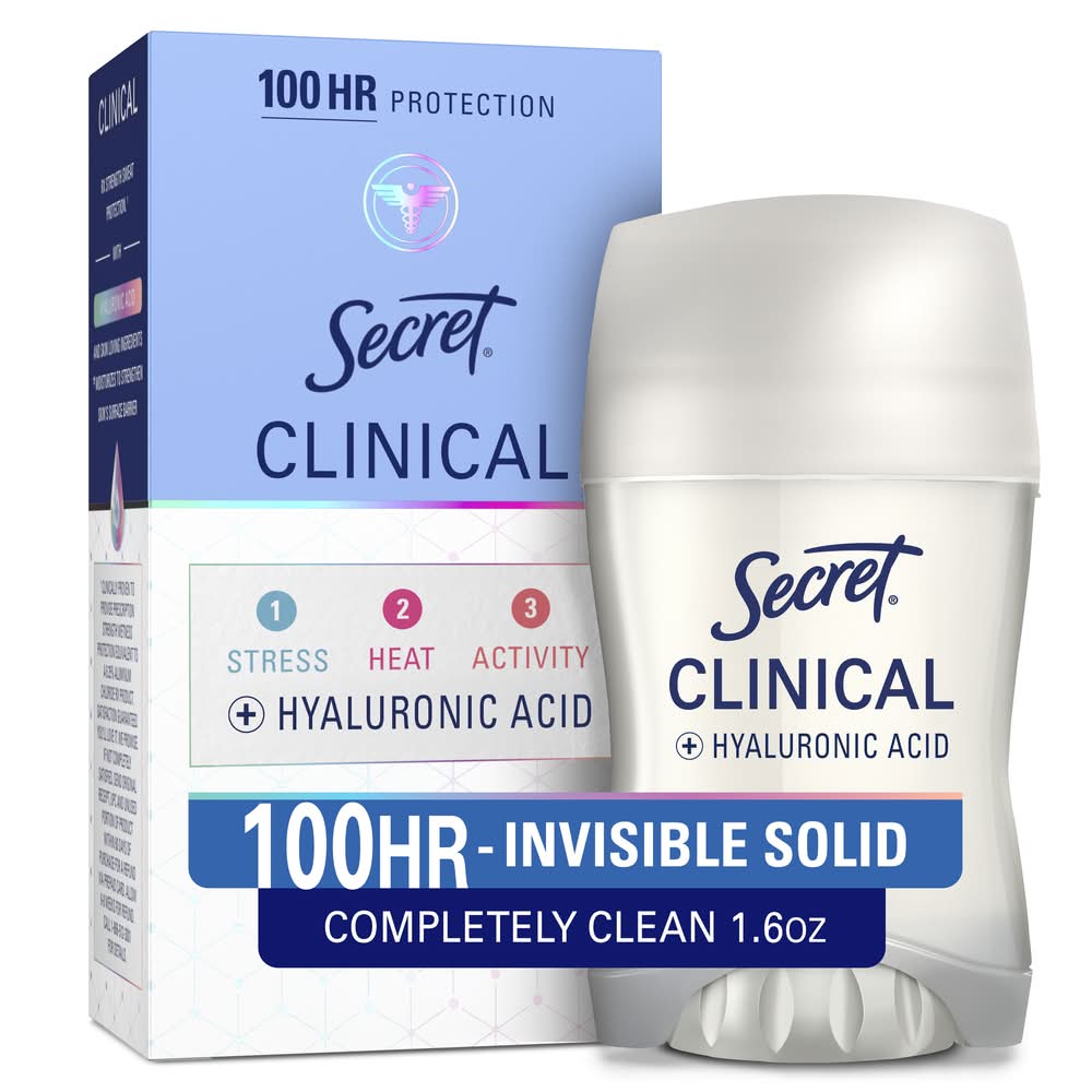 Secret Clinical Strength Invisible Solid 48 Hrmantiperspirant/Deodorant (1.6 oz)