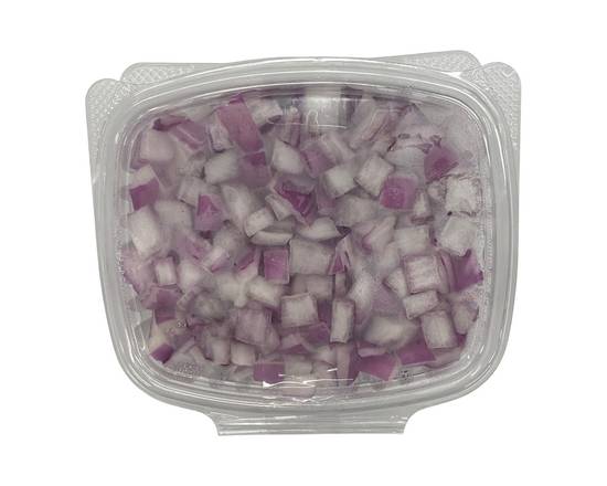 Onion Red Diced Cup (6 oz)