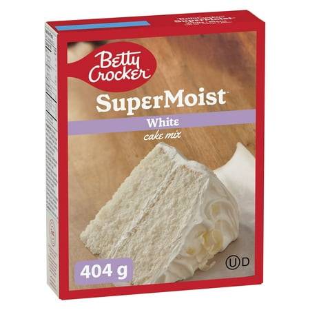 Betty Crocker Super Moist White Cake Mix, White (404 g)