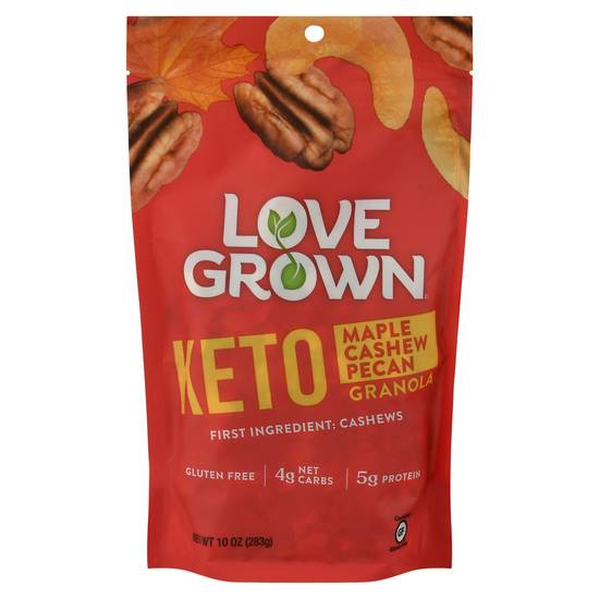Love Grown Keto Maple Cashew Pecan Granola (10 oz)
