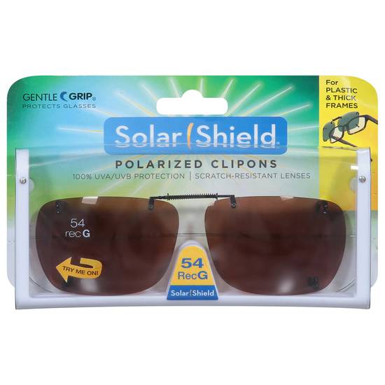Solar Shield 54 Recg Polarized Clipons