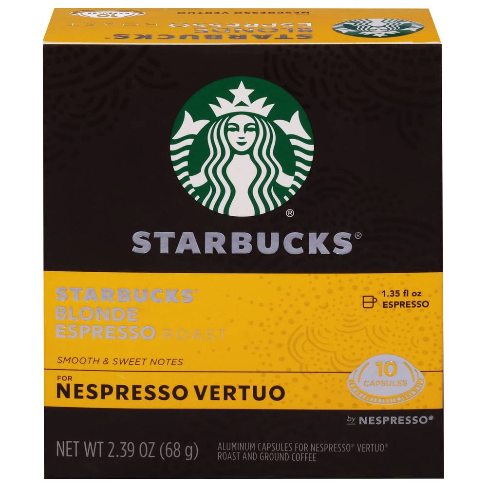 Starbucks Blonde Espresso Roast (2.4 oz)
