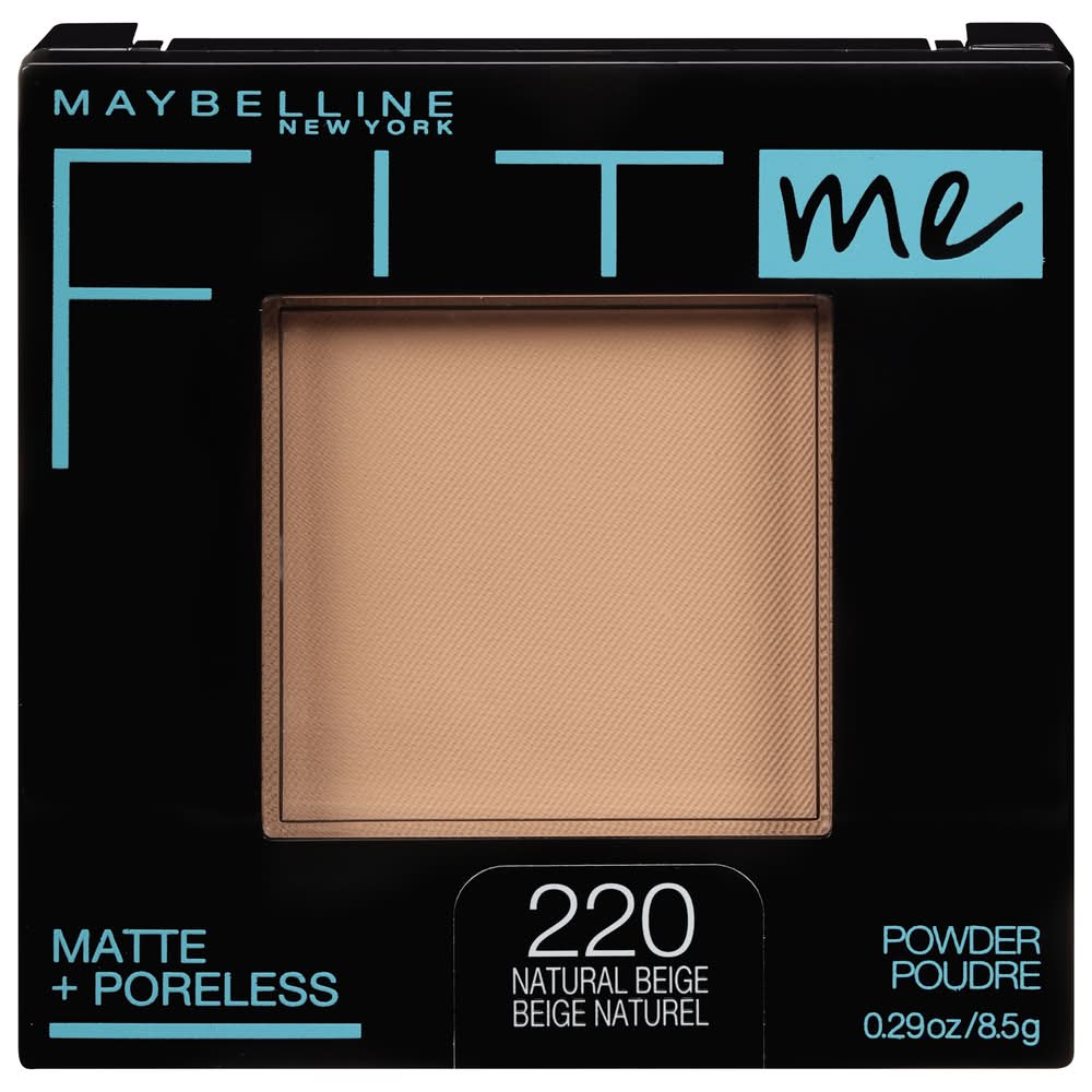 Maybelline Matte + Poreless Beige Powder 220 Natural Beige (0.3 oz)