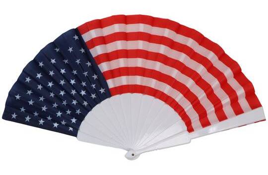 American Flag Fans, 6Ct. By Celebrate It