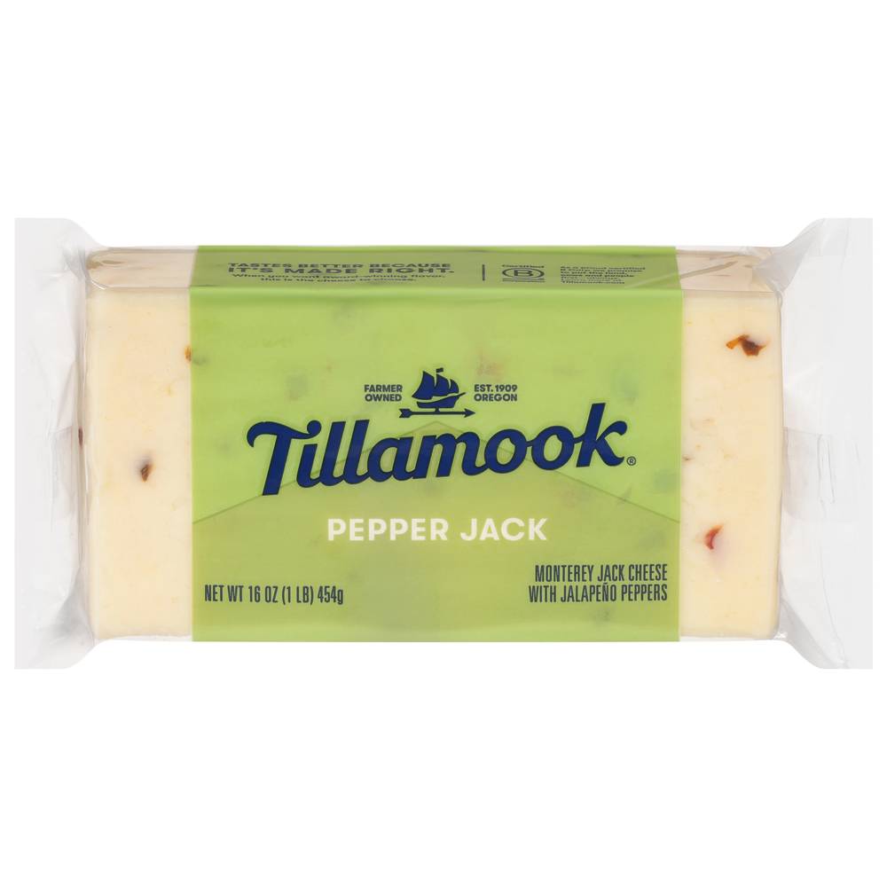 Tillamook Pepper Jack Cheese (1 lbs)