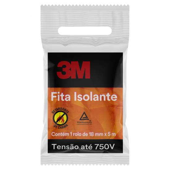 Scotch fita isolante tensão até 750v (18 mm x 5 m)