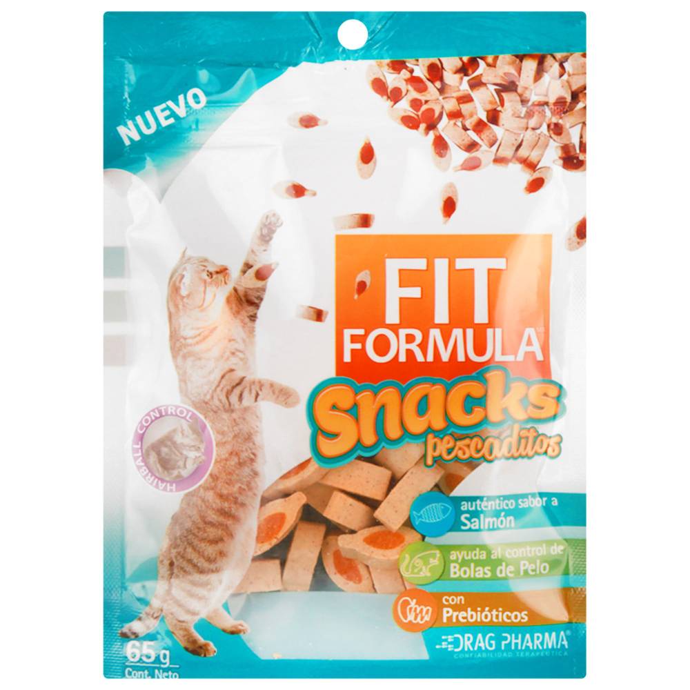 Fit snacks mix pescado para gato bolsa (65 g)