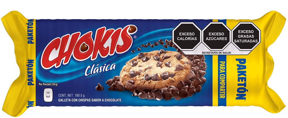 Chokis · Galleta clásica con chispas, chocolate (142,5 g)