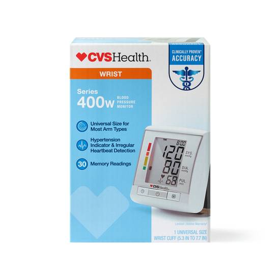 CVS Health Series 400W Wrist Blood Pressure Monitor