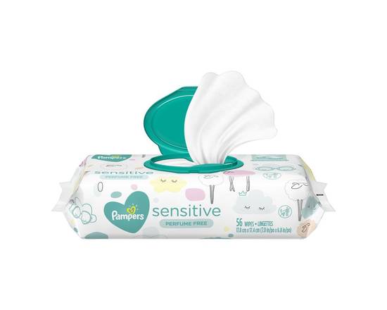 Pampers · Perfume Free Sensitive Baby Wipes (56 wipes)