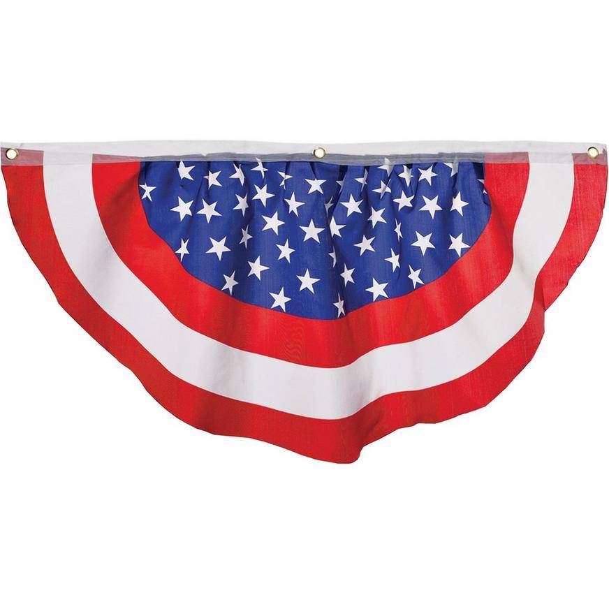 Giant Patriotic American Flag Bunting