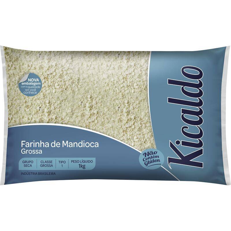 Kicaldo farinha de mandioca grossa (1 kg)