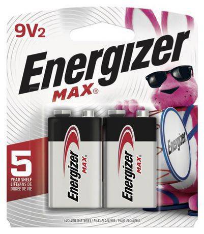 Energizer 9V Max Alkaline Batteries