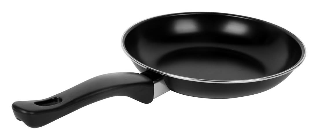 True Living Carbon Steel Fry Pan, 8 in, Black