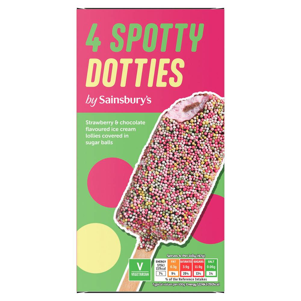 Sainsbury's Spotty Dotties 4x60ml