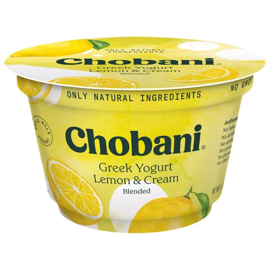 Chobani Greek Yogurt Blended ( lemon & cream)