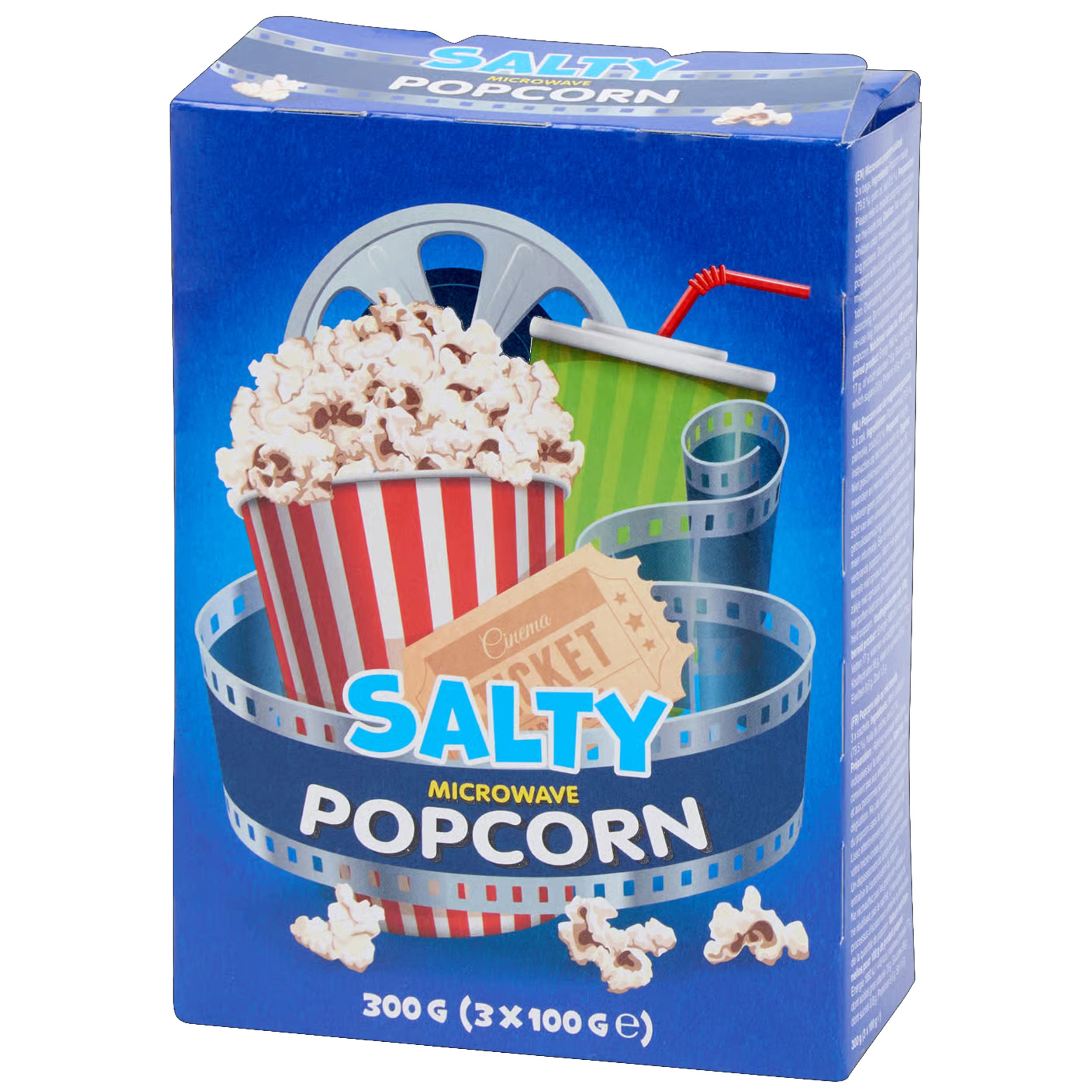 Pop corn salt microwave