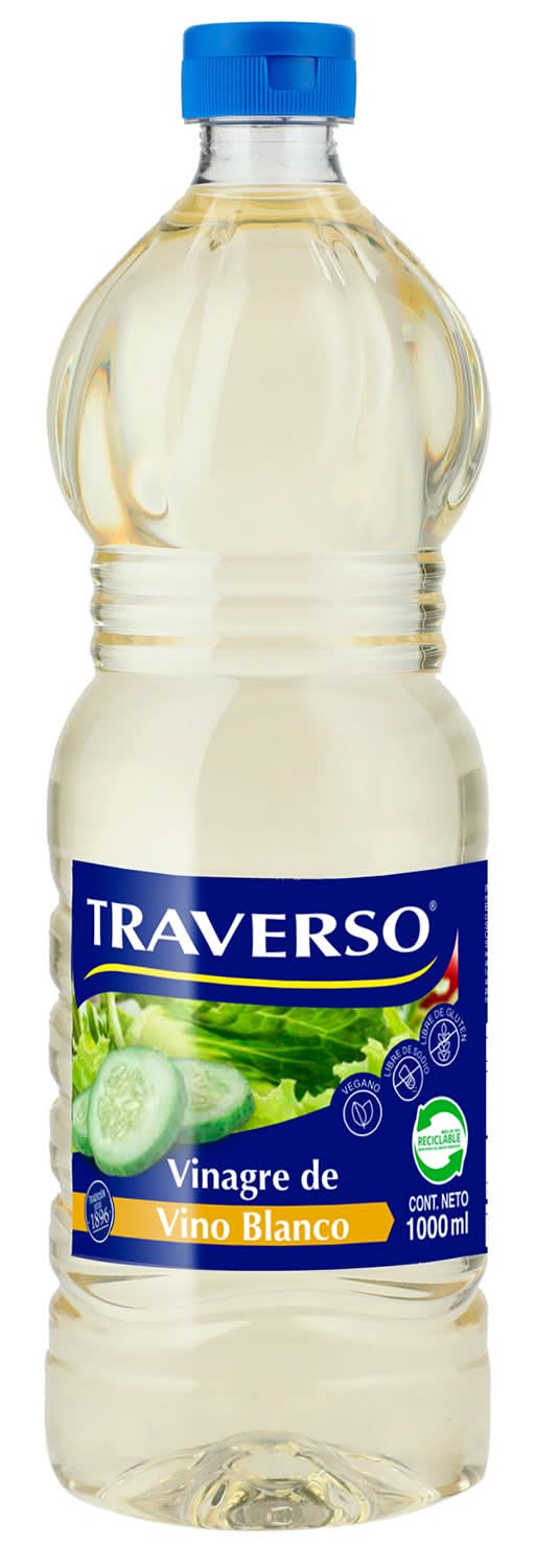 Traverso · Vinagre de vino blanco (1 L)