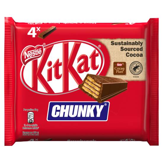 Kitkat Chunky Chocolate Bars (4 pack)