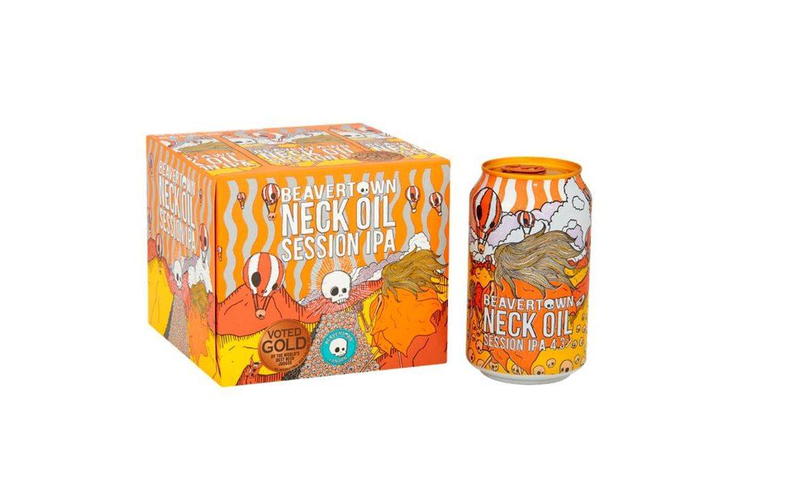 SAVE £1.80: Beavertown Neck Oil 4 x 330ml (407326)