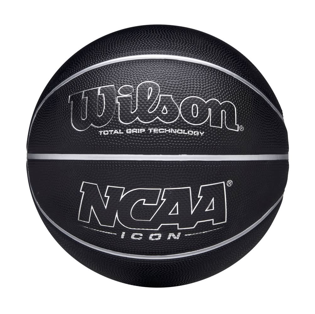 Wilson Ncaa Icon Basketball, 7, Black
