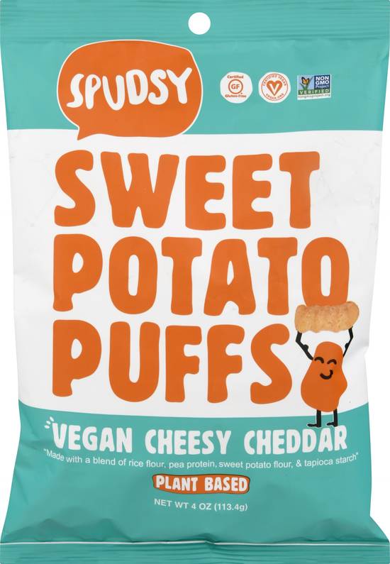 Spudsy Cheesy Cheddar Sweet Potato Puffs
