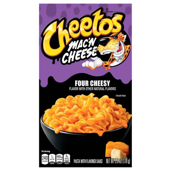 Cheetos Cheese Pasta With Flavored Sauce Four Cheesy Flavor