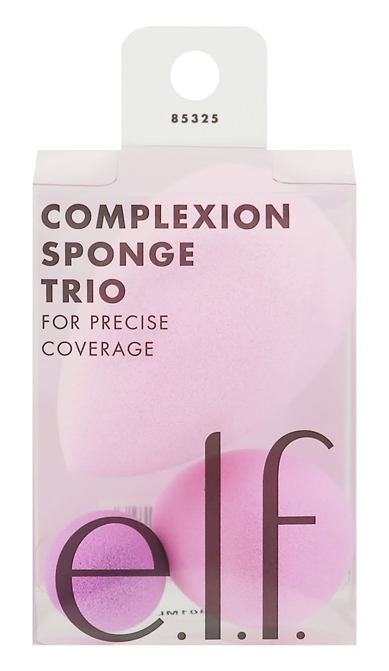 e.l.f. Beautifully Precise Precision Sponge Trio (1.6 oz, 3 ct)
