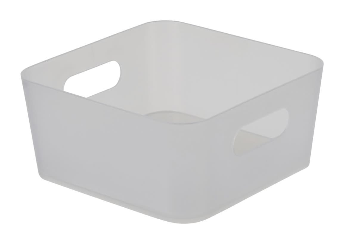 TrueLiving Frosted Storage Bin, S