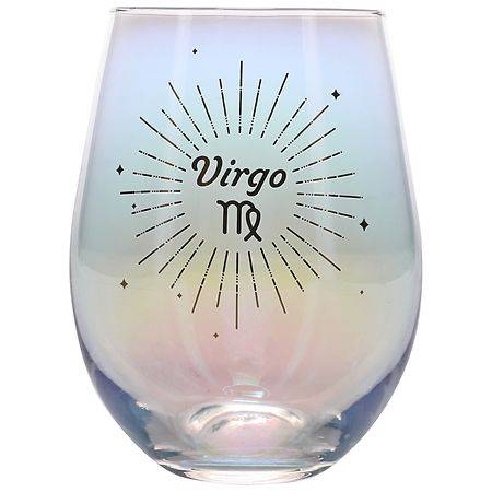 Festive Voice Virgo Zodiac Wine Glass