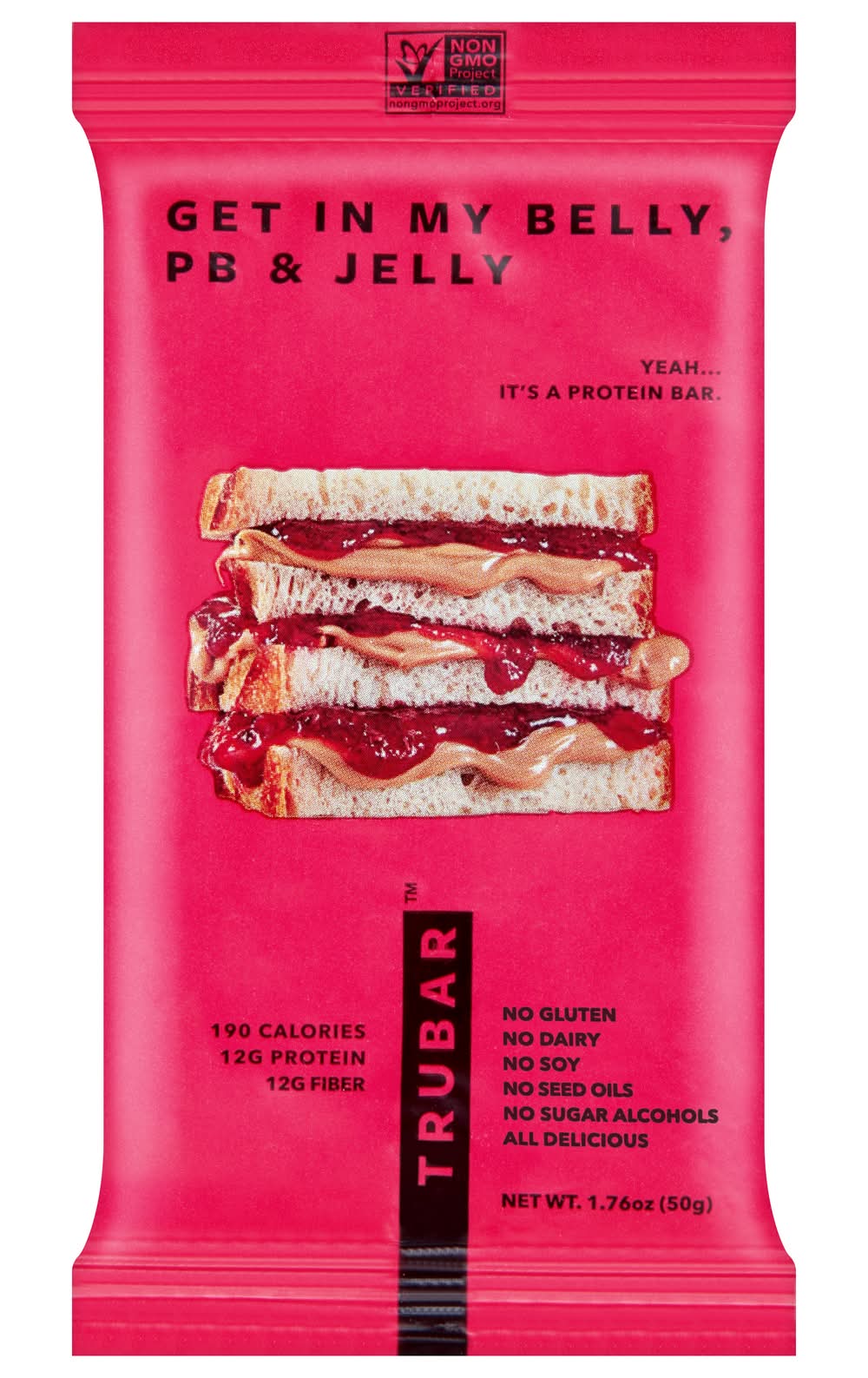 TRUBAR Get in My Belly, Pb-Jelly (21.1 oz, 12 ct)
