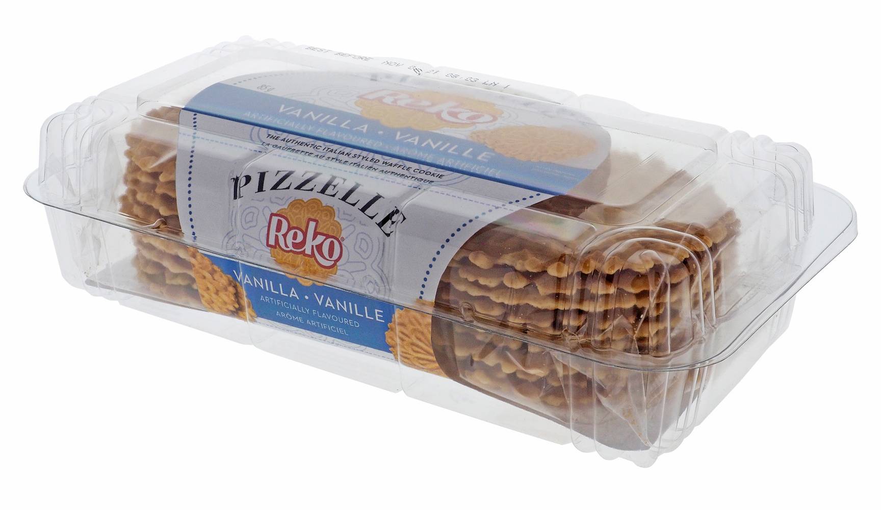 Reko Pizzelle, Vanilla (85 g)
