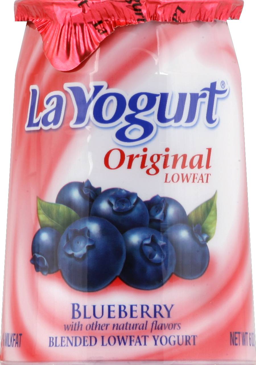 La Yogurt Original Blended Blueberry Lowfat Yogurt (6 oz)