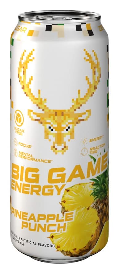 Big Game Energy Pineapple Punch Drink, 16-oz. Can
