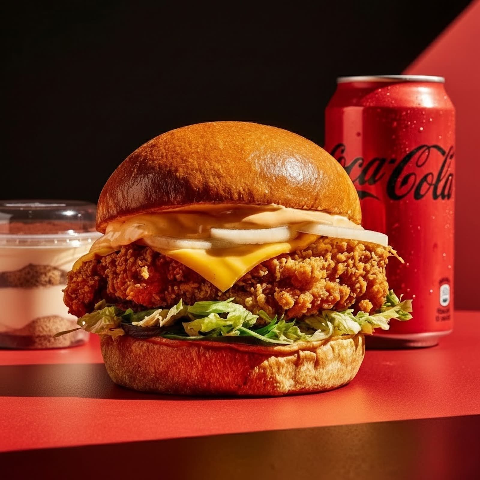 🍔🔥 Burger Krousty + boissons + dessert